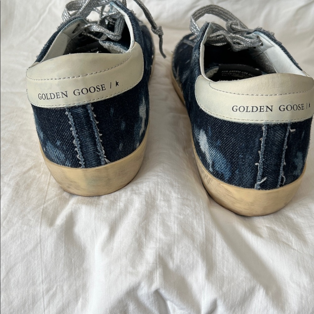 GoldenGoose SuperStar Sneaker size 42 EUC. Denim,Leather Limited Edition #30/300 - Picture 5 of 16